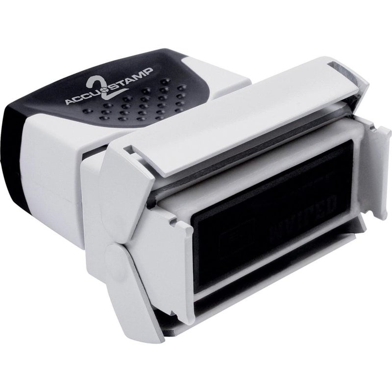 AccuStamp COSCO Shutter Stamp - Message Stamp - APPROVED - 0.50 Impression Width - 20000 Impression(s) - Blue - Rubber  Plastic - 1 Each - Image 2